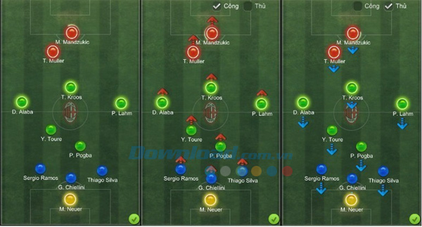 Sơ đồ đội hình linh hoạt nhất trong FIFA Online 3