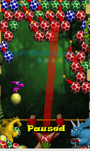 Cách chơi game bắn trứng khủng long Dynomite