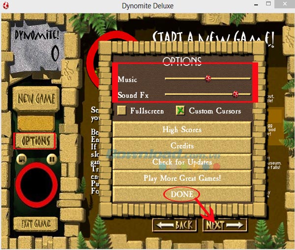 Hướng dẫn cài đặt và chơi game bắn trứng khủng long Dynomite