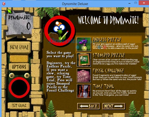 Các chế độ chơi trong game bắn trứng khủng long - Dynomite