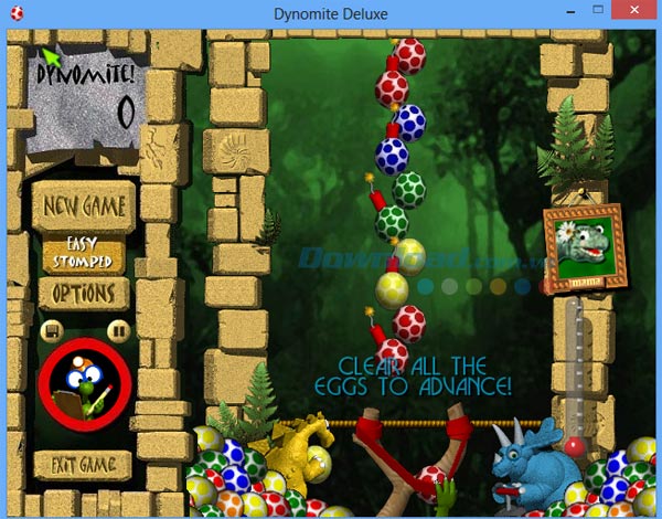 Các chế độ chơi trong game bắn trứng khủng long - Dynomite
