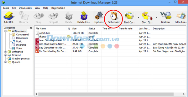 Giao diện chính Cách tăng tốc Internet Download Manager hiệu quả nhất