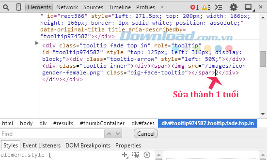 Cách sửa tuổi trong ứng dụng đoán tuổi How Old Do I Look