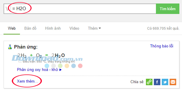 Cách giải bài tập Hóa với Cốc Cốc thật hiệu quả