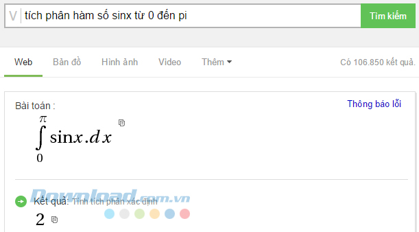 Cách dùng Cốc Cốc để giải Toán cực nhanh