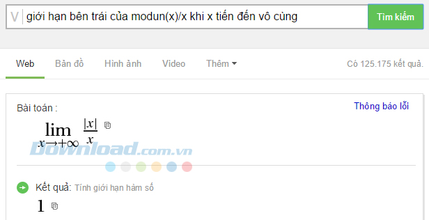 Cách dùng Cốc Cốc để giải Toán cực nhanh