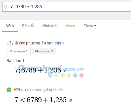 Cách dùng Cốc Cốc để giải Toán cực nhanh