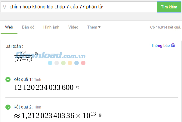 Cách dùng Cốc Cốc để giải Toán cực nhanh