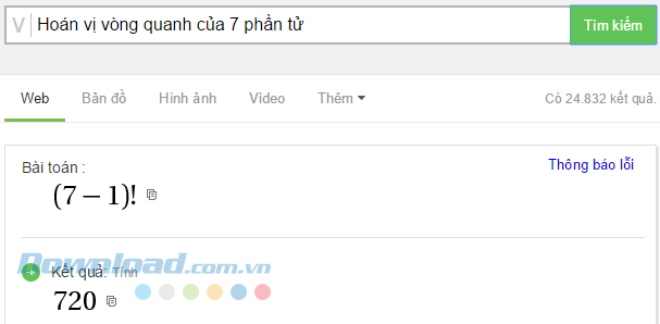 Cách dùng Cốc Cốc để giải Toán cực nhanh