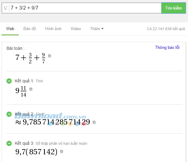Cách dùng Cốc Cốc để giải Toán cực nhanh