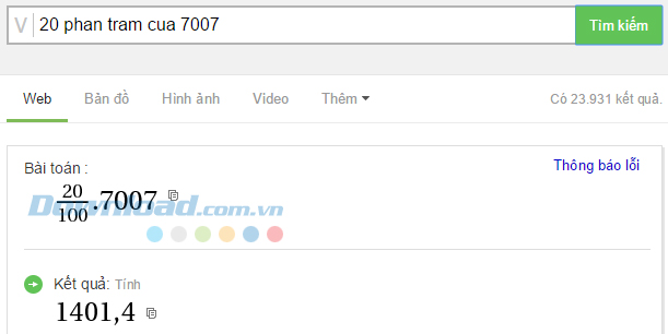 Cách dùng Cốc Cốc để giải Toán cực nhanh