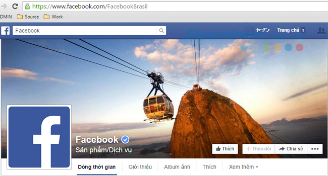 Hướng dẫn xem Fanpage của Facebook bản Việt Nam