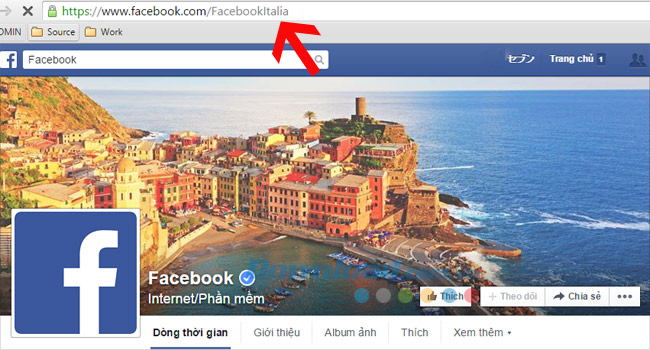 Hướng dẫn xem Fanpage của Facebook bản Việt Nam