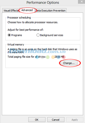 Cách xử lý lỗi máy tính thiếu bộ nhớ tạm