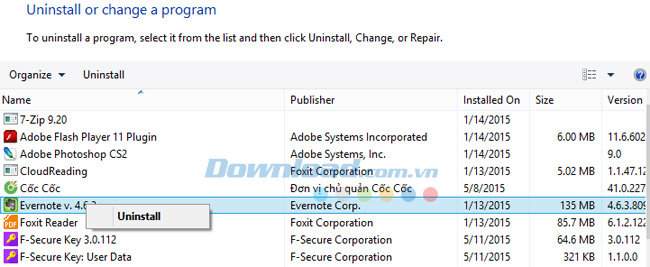 Unistall ứng dụng Những cách xóa bỏ phần mềm và ứng dụng trên Windows 8 hiệu quả nhất