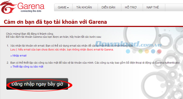 Hướng dẫn tạo tài khoản Garena mới nhanh nhất