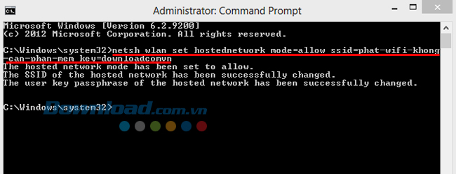 tạo wifi thành công Thủ thuật phát wifi trên windows 7, 8 không cần dùng phần mềm
