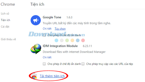 Chọn thêm tiện ích Đưa Chrome vào trạng thái "ngủ đông" bằng The Great Suspender