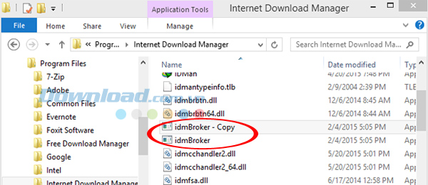 Copy file Cách sửa lỗi IDM báo Fake Serial Number