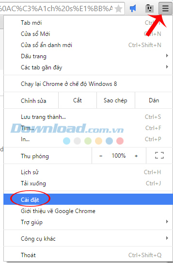 Vào tùy chọn Khắc phục lỗi Chrome sử dụng quá nhiều RAM