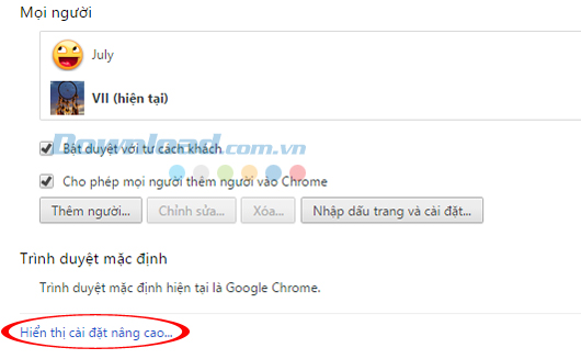 Cài đặt nâng cao Khắc phục lỗi Chrome sử dụng quá nhiều RAM