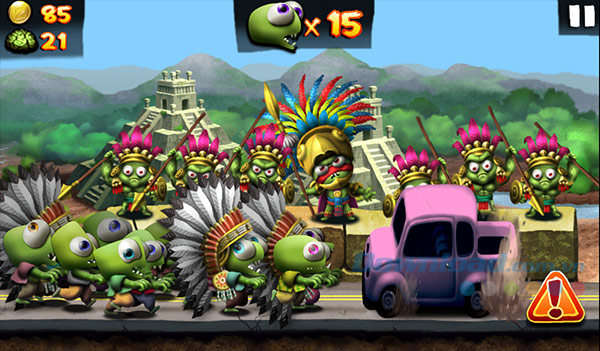 Bí quyết chinh phục game Zombie Tsunami