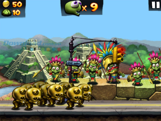 Bí quyết chinh phục game Zombie Tsunami