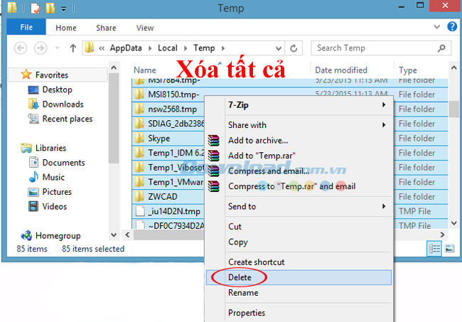 Xóa tất cả Khắc phục lỗi "Skype has stoppped working" hiệu quả nhất