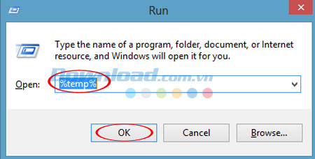 hộp thoại start/run Khắc phục lỗi "Skype has stoppped working" hiệu quả nhất