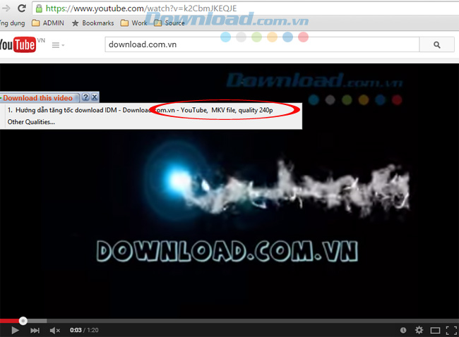 Khắc phục lỗi IDM không tải file MP4 trên Chrome