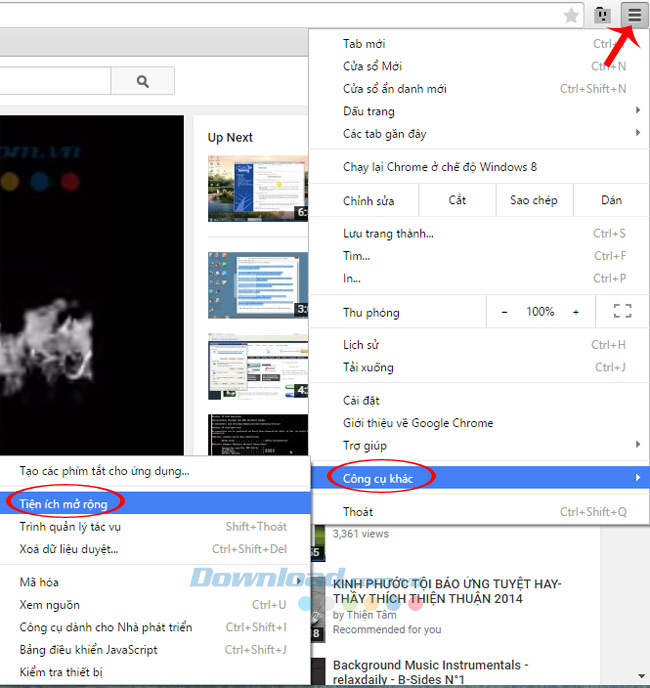 Khắc phục lỗi IDM không tải file MP4 trên Chrome