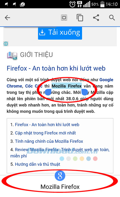 Hướng dẫn dùng tính năng chạm để tìm kiếm trên Chrome