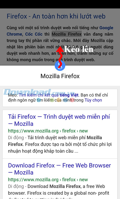 Hướng dẫn dùng tính năng chạm để tìm kiếm trên Chrome