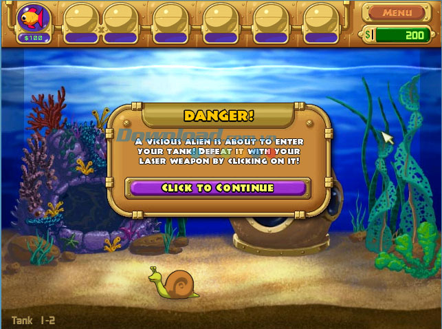Kinh nghiệm chơi Adventure trong game Insaniquarium Deluxe 