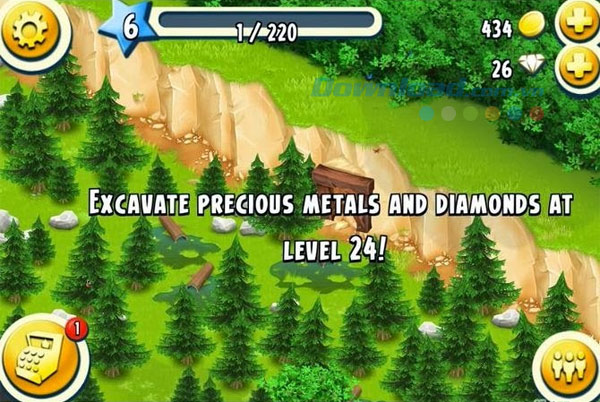 Mẹo kiếm kim cương miễn phí trong game Hay Day