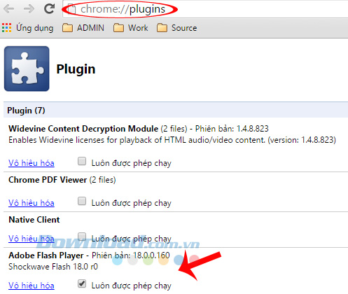 tắt các plugins thừa Cách tăng tốc duyệt web trên trình duyệt Chrome