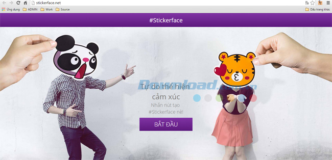 Hướng dẫn chèn Sticker vào ảnh chân dung