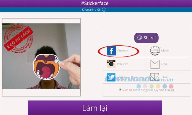 Hướng dẫn chèn Sticker vào ảnh chân dung