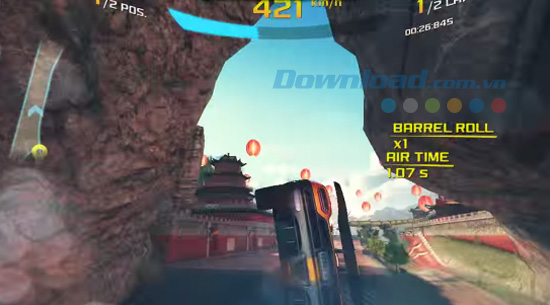 Kỹ thuật Barrel Roll Mẹo thực hiện kỹ thuật Barrel Roll trong Asphalt 8 hiệu quả