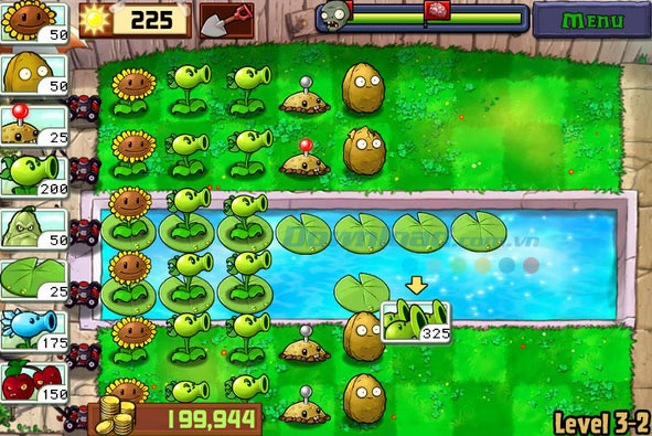 Bí quyết vượt qua tất cả level trong game Plants vs. Zombies
