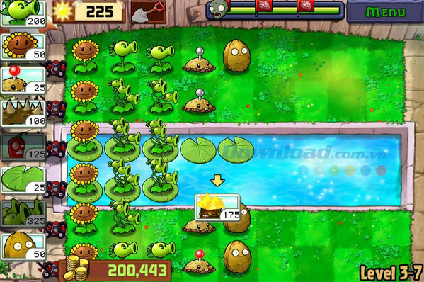 Bí quyết vượt qua tất cả level trong game Plants vs. Zombies