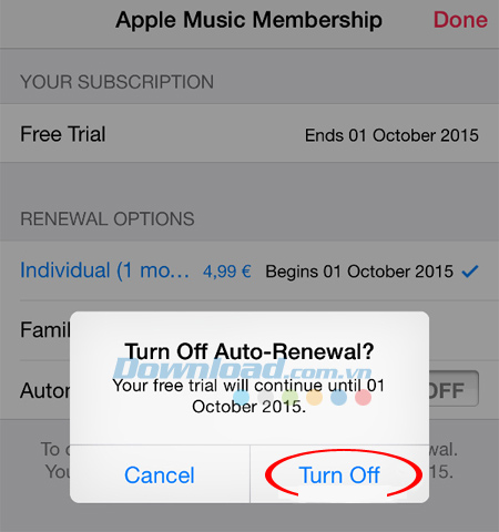 Cách tắt tính năng gia hạn của Apple Music hiệu quả nhất