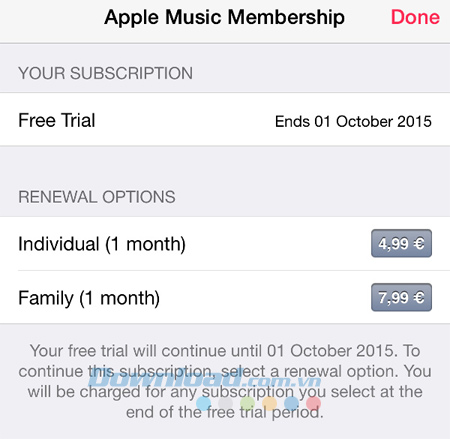 Cách tắt tính năng gia hạn của Apple Music hiệu quả nhất