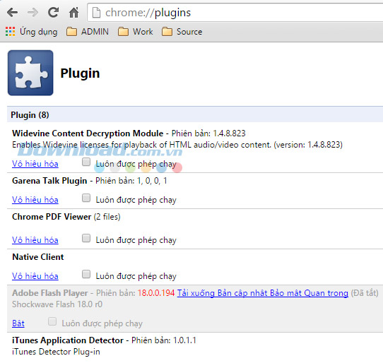 Cách vô hiệu hóa, gỡ bỏ Flash trên các trình duyệt