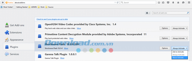 Cách vô hiệu hóa, gỡ bỏ Flash trên các trình duyệt