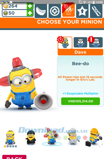 Mẹo chinh phục game Despicable Me: Minion Rush