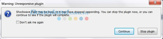 Thông báo lỗi shockwave Khắc phục các lỗi do Flash hiệu quả nhất - Phần 1