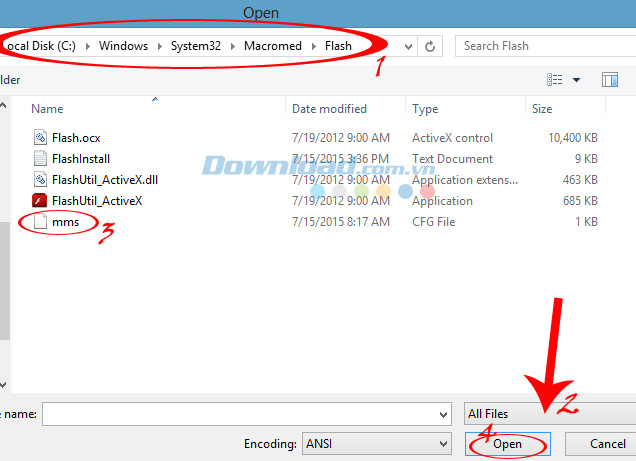 Tìm đến file Flash Khắc phục các lỗi do Flash hiệu quả nhất - Phần 2