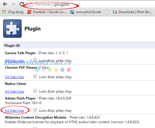 chrome://plugins Khắc phục các lỗi do Flash hiệu quả nhất - Phần 1