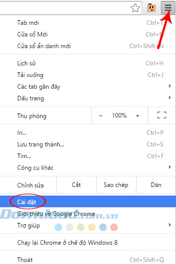 Vào cài đặt Chrome Khắc phục các lỗi do Flash hiệu quả nhất - Phần 1